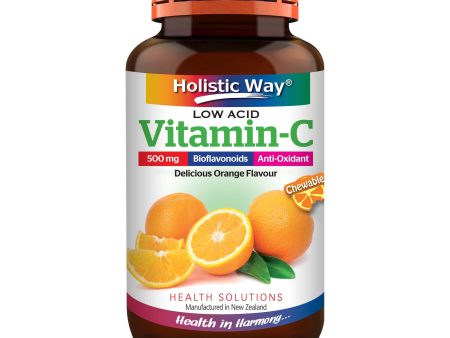 Holistic Way Chewable Vitamin-C 500mg (Low-Acid) (50 Chewable Tablets) Online Sale