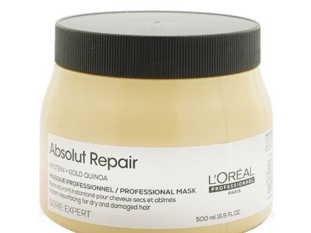 Professionnel Serie Expert - Absolut Repair Gold Quinoa + Protein Instant Resurfacing Mask (for Dry And Damaged Hair) - 500ml 16.9oz Cheap