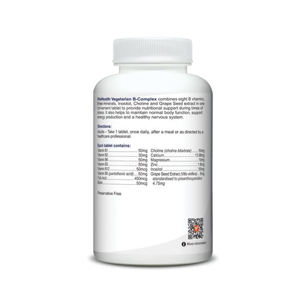 VitaHealth Vegetarian B-Complex 120s Discount