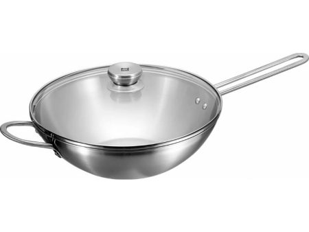 Zwilling Twin Nova 30 Cm Stainless Steel Wok Online Sale