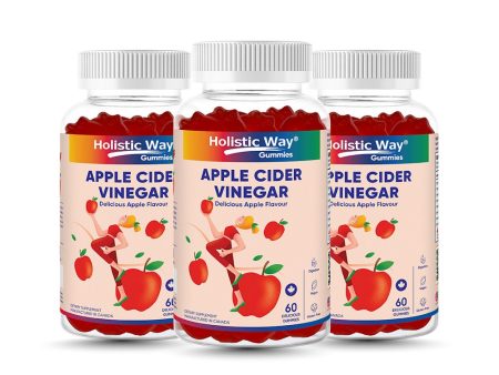 [Bundle of 3] Holistic Way Apple Cider Vinegar Gummy (60 Gummies) For Discount