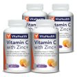 VitaHealth  Vitamin C With Zinc 2x60s+2x60s Supply