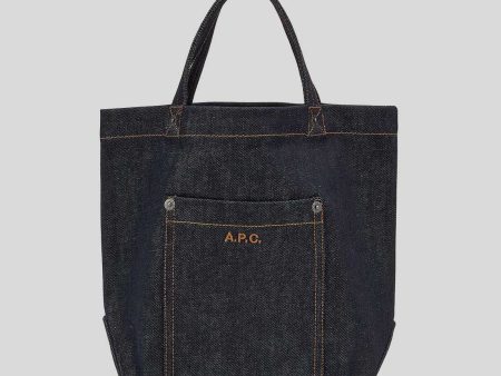 A.P.C. Thais Mini Tote Bag Indigo RB-COCSXM61831IAI Hot on Sale