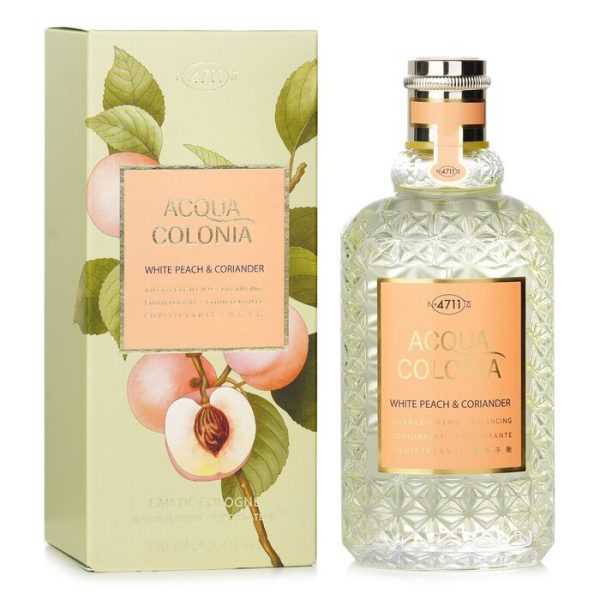 【buy 1 Get 1】acqua Colonia White Peach & Coriander Eau De Cologne Spray (add One To Cart And Get Two) - 170ml 5.7oz x2 Fashion