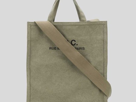 A.P.C. Recuperation Shopping Bag Khaki RB-CODBMH61318JAA Fashion