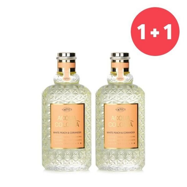 【buy 1 Get 1】acqua Colonia White Peach & Coriander Eau De Cologne Spray (add One To Cart And Get Two) - 170ml 5.7oz x2 Fashion