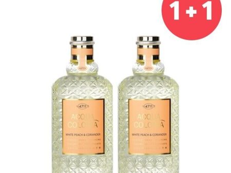 【buy 1 Get 1】acqua Colonia White Peach & Coriander Eau De Cologne Spray (add One To Cart And Get Two) - 170ml 5.7oz x2 Fashion