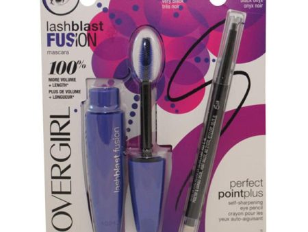 COVERGIRL - LashBlast Fusion Mascara + Perfect Point Plus Eye Pencil Very Black   Black Onyx - 1 Set Cheap