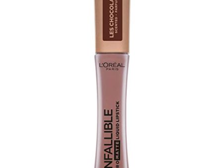 L OREAL - Infallible Pro Matte Les Chocolats Scented Liquid Lipstick Box O Chocolate - 0.21 fl oz (6.3 ml) Online