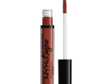 NYX - Lip Lingerie Liquid Lipstick, Exotic - 0.13 fl. oz. (4 ml) Online Sale