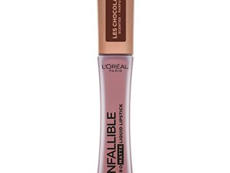 L OREAL - Infallible Pro Matte Les Chocolats Scented Liquid Lipstick Candy Man - 0.21 fl oz (6.3 ml) Discount