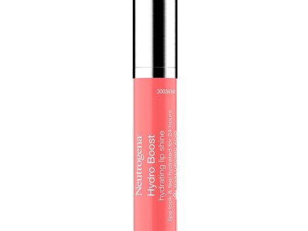 NEUTROGENA - Hydro Boost Hydrating Lip Shine, Flushed Coral - 0.1 oz. (2.8 g) Online now