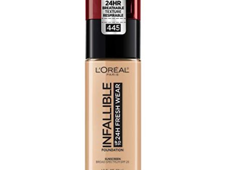 L OREAL - Infallible 24HR Fresh Wear Foundation Vanilla - 1 fl oz (30 ml) Online now